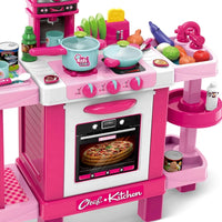 HKM-949907 Cooking Playset Toy with Lights and Induction Function for Ages 2 to 7