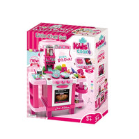 HKM-949907 Cooking Playset Toy with Lights and Induction Function for Ages 2 to 7
