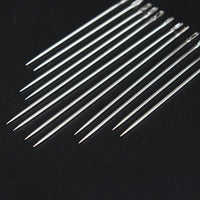 HKM-949907 Self-Threading Needles Set for Easy Sewing - 12 Automatic Hand Needles with Storage Tube