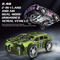 HKM-950035 2 in 1 Remote Control Flying Car with Headless Mode and LED Lights, Electric RC Vehicle for Indoor and Outdoor Use