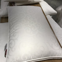 HKM-950035 Cotton Jacquard Pillow with Superfine Fiber Fill, 48x74 cm