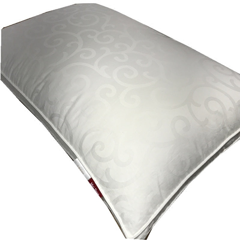 HKM-950035 Cotton Jacquard Pillow with Superfine Fiber Fill, 48x74 cm