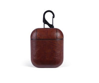 HKM-950099 Genuine Leather Protective Case for AirPods – Sleek Earphone Charger Storage