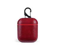 HKM-950099 Genuine Leather Protective Case for AirPods – Sleek Earphone Charger Storage