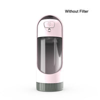 HKM-950099 Pet Water Dispenser - 300ml Capacity, Food Grade ABS and PC Materials, Silicone Seal Ring