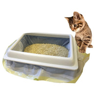 HKM-950163 Durable Disposable Cat Sandbags with Drawstring - 7 Pieces per Roll in Various Sizes