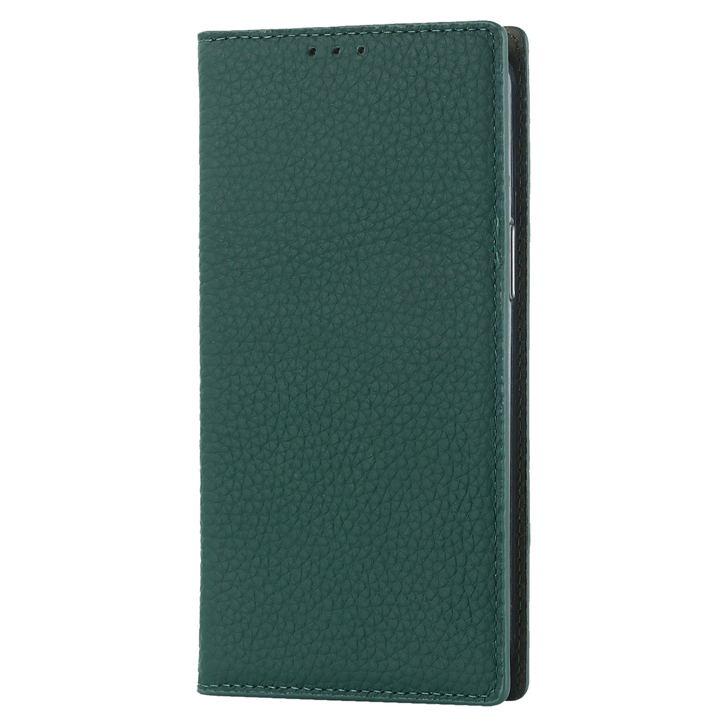 HKM-950163 Genuine Leather Flip Case with Card Holder for Samsung S25 Ultra - Multiple Color Options Available