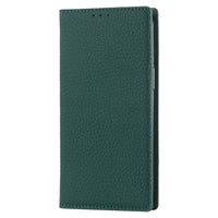 HKM-950163 Genuine Leather Flip Case with Card Holder for Samsung S25 Ultra - Multiple Color Options Available