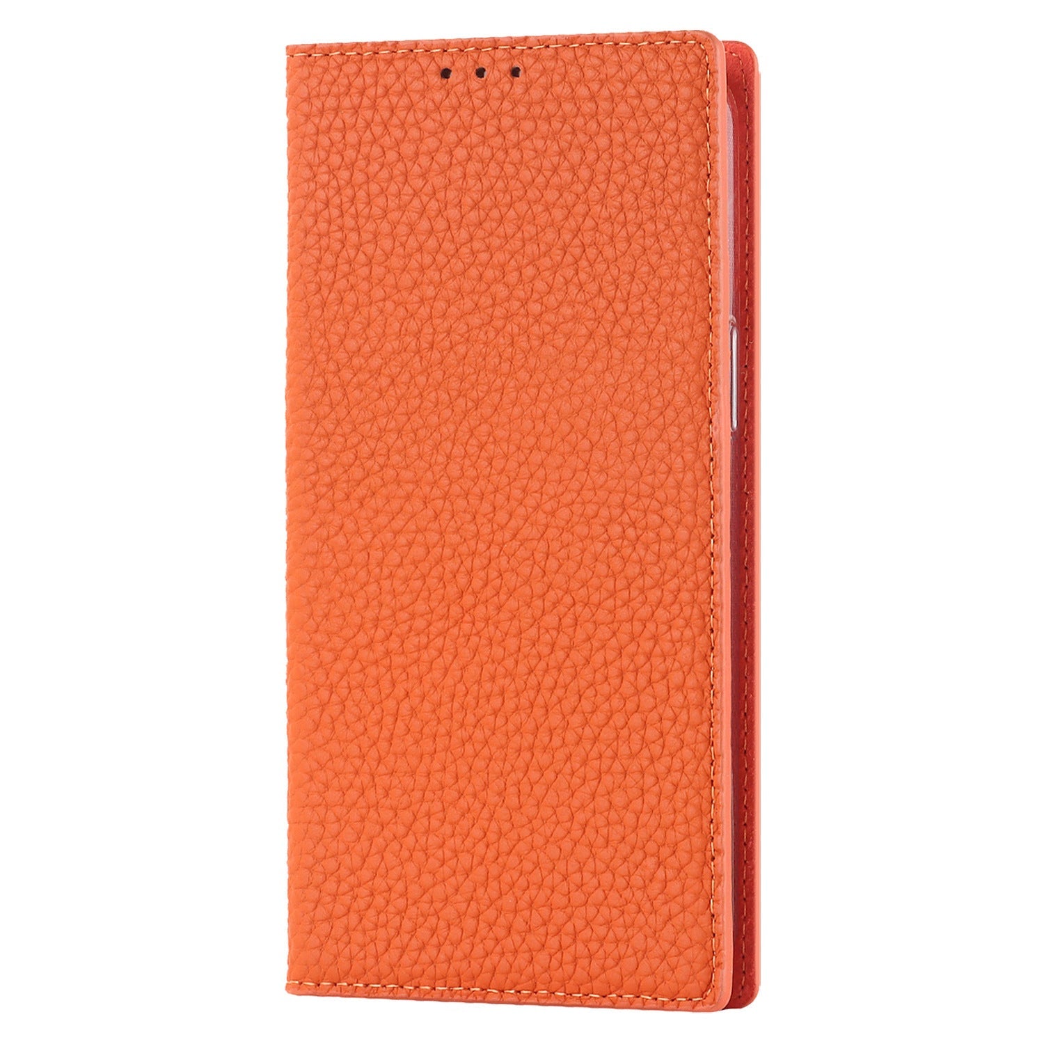 HKM-950163 Genuine Leather Flip Case with Card Holder for Samsung S25 Ultra - Multiple Color Options Available