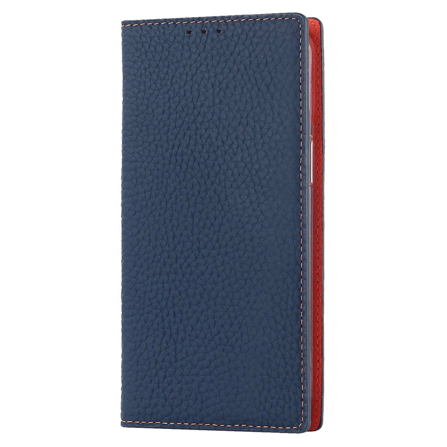 HKM-950163 Genuine Leather Flip Case with Card Holder for Samsung S25 Ultra - Multiple Color Options Available