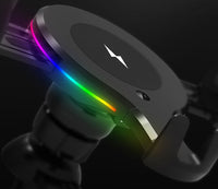 HKM-950291 Infrared Sensor Wireless Charging Stand for QI-Compatible Mobile Phones with RGB Breathing Light