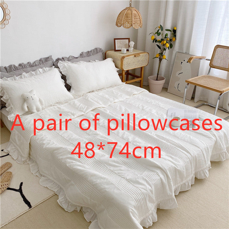 HKM-950547 Light Yellow Pure Cotton Summer Bed Sheet, 1.8*2.2m Size, Plain Design