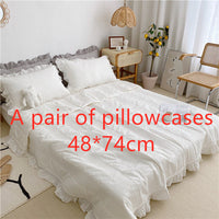 HKM-950547 Light Yellow Pure Cotton Summer Bed Sheet, 1.8*2.2m Size, Plain Design
