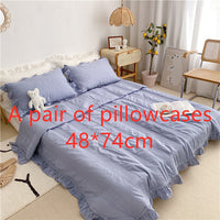 HKM-950547 Light Yellow Pure Cotton Summer Bed Sheet, 1.8*2.2m Size, Plain Design