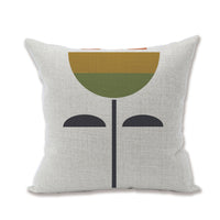 HKM-950611 Linen Blend Pillowcase for Home Office Sofa - Beige, 45x45cm