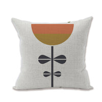 HKM-950611 Linen Blend Pillowcase for Home Office Sofa - Beige, 45x45cm
