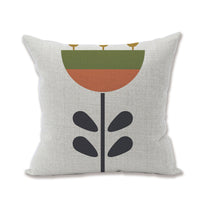 HKM-950611 Linen Blend Pillowcase for Home Office Sofa - Beige, 45x45cm