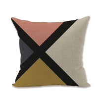 HKM-950611 Linen Blend Pillowcase for Home Office Sofa - Beige, 45x45cm