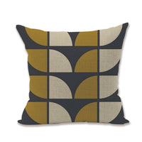 HKM-950611 Linen Blend Pillowcase for Home Office Sofa - Beige, 45x45cm