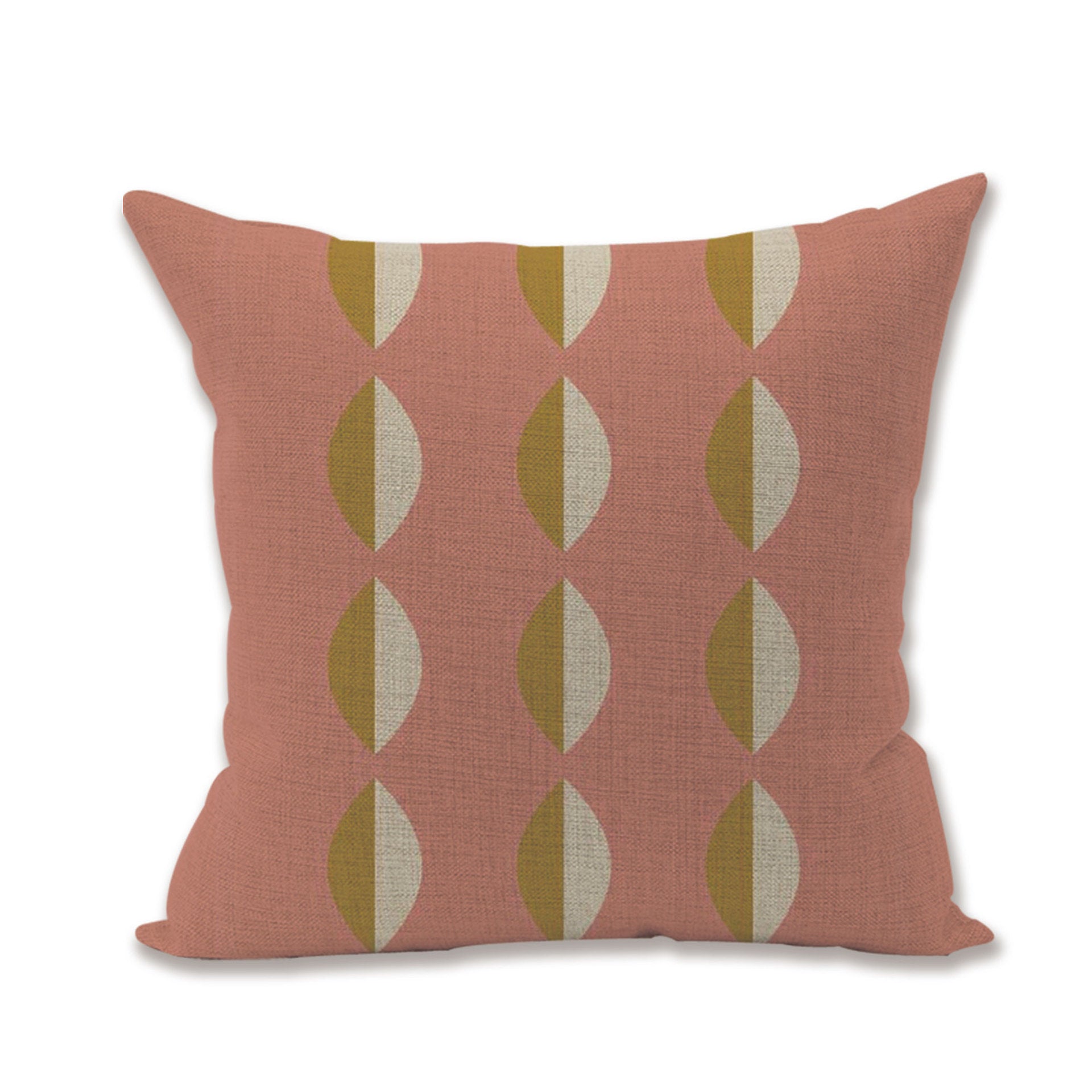 HKM-950611 Linen Blend Pillowcase for Home Office Sofa - Beige, 45x45cm