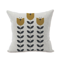 HKM-950611 Linen Blend Pillowcase for Home Office Sofa - Beige, 45x45cm