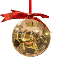 HKM-950675 Christmas Ball Pendant Decoration - Plastic, 9cm - Festive Ornament for Holiday Decor