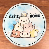 HKM-950867 Pet Wear-Resistant Non-Slip Crawling Mat for Cats and Dogs – 60cm & 80cm Options, Cartoon Designs