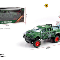 HKM-951187 1:16 Remote Control Climbing Car Toy - 6WD Rc Rock Crawler with Light Spray for Ages 8 and Up