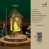 HKM-951187 Christmas LED Water Injection Decorative Candles – Santa Claus, Christmas Tree, Snowman, Elk in White or Bronze Shells