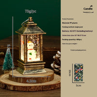 HKM-951187 Christmas LED Water Injection Decorative Candles – Santa Claus, Christmas Tree, Snowman, Elk in White or Bronze Shells
