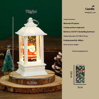 HKM-951187 Christmas LED Water Injection Decorative Candles – Santa Claus, Christmas Tree, Snowman, Elk in White or Bronze Shells