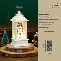 HKM-951187 Christmas LED Water Injection Decorative Candles – Santa Claus, Christmas Tree, Snowman, Elk in White or Bronze Shells