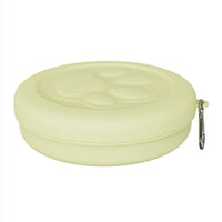 HKM-951251 Portable Dog Food and Water Bowl - Outdoor Snack Box for Pets in Various Colors