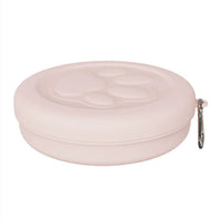 HKM-951251 Portable Dog Food and Water Bowl - Outdoor Snack Box for Pets in Various Colors