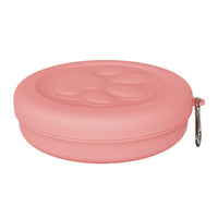 HKM-951251 Portable Dog Food and Water Bowl - Outdoor Snack Box for Pets in Various Colors