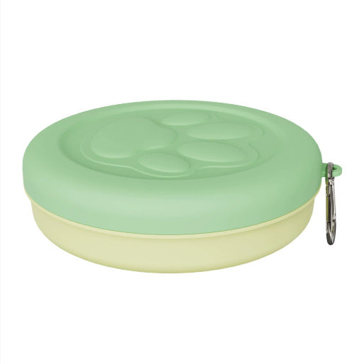 HKM-951251 Portable Dog Food and Water Bowl - Outdoor Snack Box for Pets in Various Colors