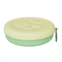 HKM-951251 Portable Dog Food and Water Bowl - Outdoor Snack Box for Pets in Various Colors