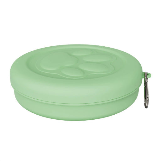 HKM-951251 Portable Dog Food and Water Bowl - Outdoor Snack Box for Pets in Various Colors