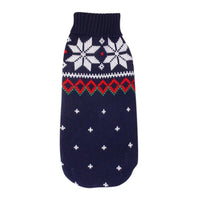 HKM-951379 Cozy Christmas Turtleneck Knitting Sweater for Dogs - Multiple Festive Patterns and Sizes