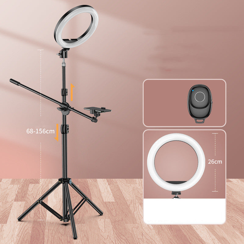 HKM-951443 Top-Down Photo Fill Light Lamp Support Frame with USB Power Supply and Adjustable Overhead Stand