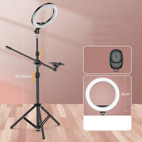 HKM-951443 Top-Down Photo Fill Light Lamp Support Frame with USB Power Supply and Adjustable Overhead Stand