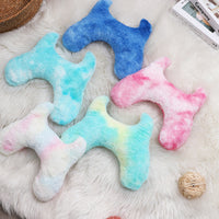HKM-951507 Super Soft Tie-Dyed Plush Pet Pillow for Cats and Dogs - Multiple Colors Available