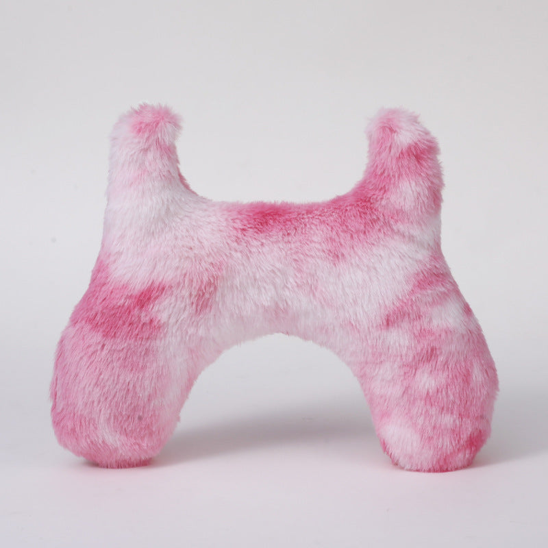 HKM-951507 Super Soft Tie-Dyed Plush Pet Pillow for Cats and Dogs - Multiple Colors Available