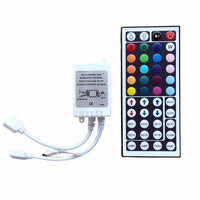 HKM-951571 Dual Head 44 Key IR Remote Control for LED Lighting - 12V Adjustable Brightness and Color Change