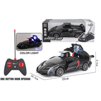 HKM-951635 Flashing Light RC Racing Car Toy for Kids - Remote Control Vehicle with 2.4GHz Control, Indoor/Outdoor Fun