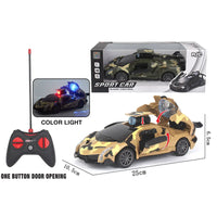 HKM-951635 Flashing Light RC Racing Car Toy for Kids - Remote Control Vehicle with 2.4GHz Control, Indoor/Outdoor Fun