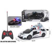 HKM-951635 Flashing Light RC Racing Car Toy for Kids - Remote Control Vehicle with 2.4GHz Control, Indoor/Outdoor Fun
