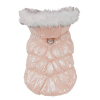 HKM-951699 Two-Legged Hooded Cotton Padded Pet Clothes in Blue, Pink, Champagne Gold, and Silver