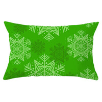 HKM-951763 Christmas Landscape Peach Skin Pillowcase, 30x50cm, Soft Fabric Cushion Cover