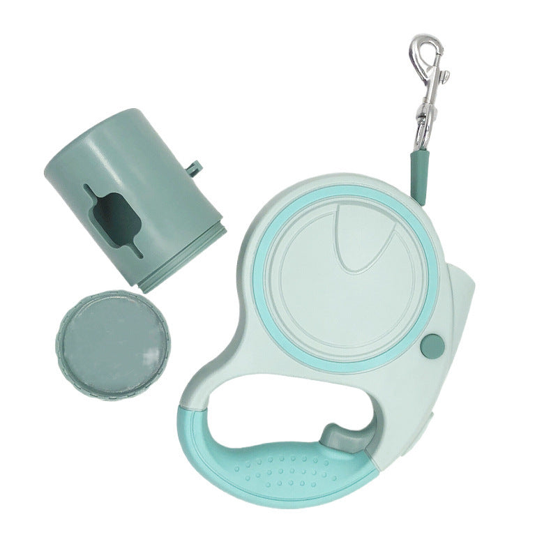 HKM-952211 Retractable Pet Leash with Flashlight Feature - Available in Multiple Colors